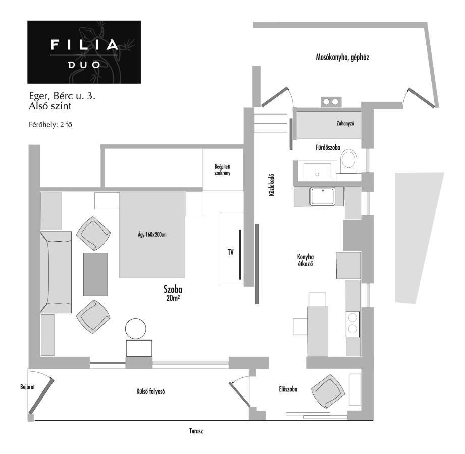 Filia Apartman Eger Exterior foto