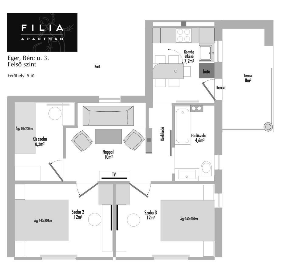 Filia Apartman Eger Exterior foto
